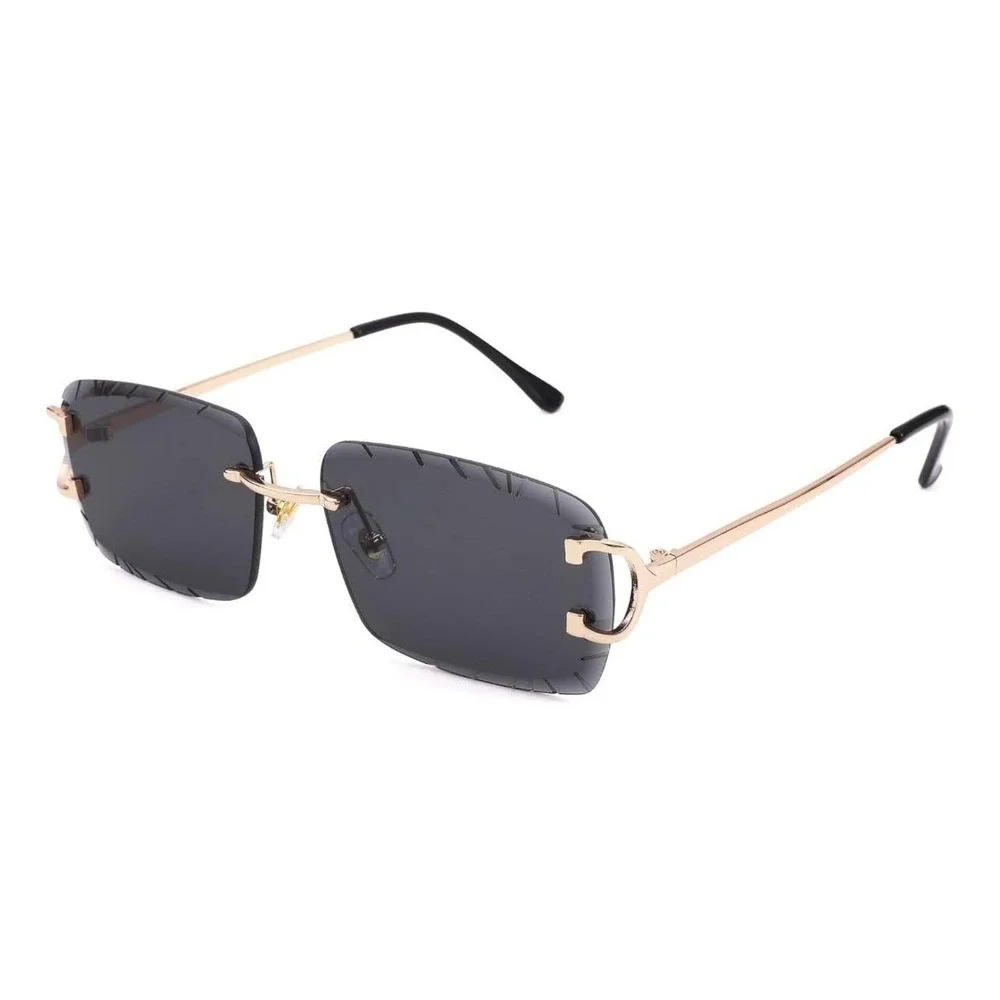 Rectangle Sunglasses Men Fashion Vintage Driving Shades Aviator Festival‎ Casual